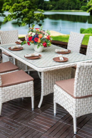 мебель бежевая набор уличный садовый