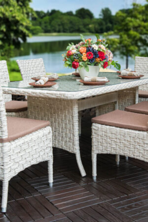 комплекты плетёной мебели для кафе ресторанов