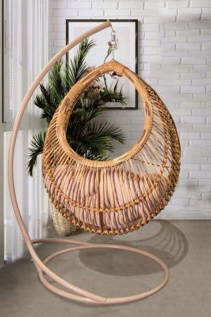 подвесной кокон качеля из ротанга цена от производителя