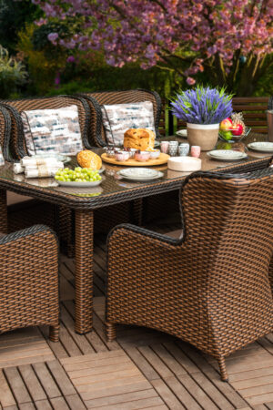 Мебель комплект Мадейра з коричневого штучного ротангу