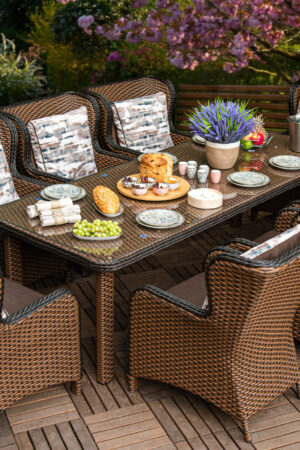 Мебель Мадейра з коричневого штучного ротангу