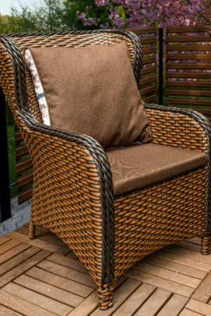 плетені меблі Мадейра з коричневого штучного ротангу