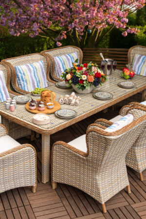 комплекти меблів вуличних Мадейра з бежевого ротангу