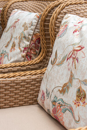 набір меблів садовий Мадейра з бежевого штучного ротангу