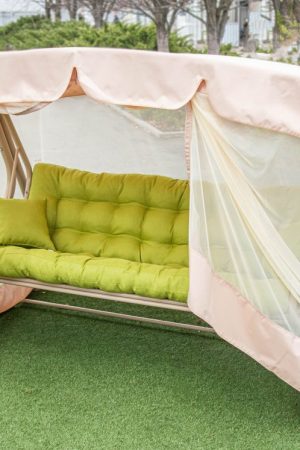 качели для сада Фелиция с бежевым каркасом