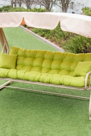 качели для сада салатового цвета фелиция