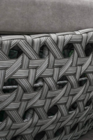 уличный искусственный ротанг ремень серый