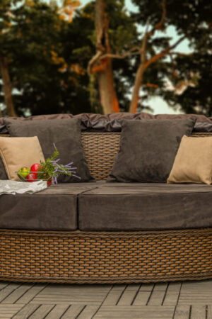 кровать для басейна виолетта коричневая