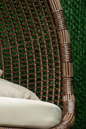 кровать лежак садовый из ротанга лилея