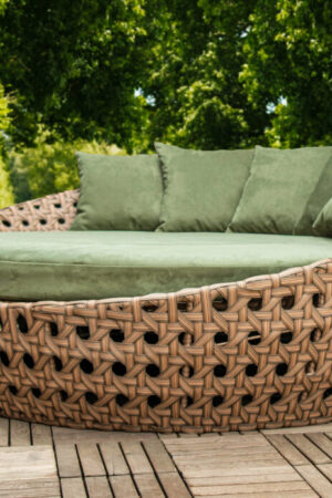 кровать плетеная из ротанга Эмма омега 15