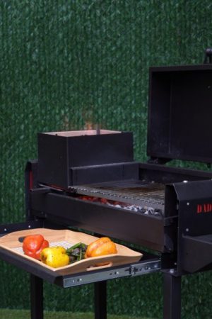 гриль на дровах и углях с тэрмо плитой