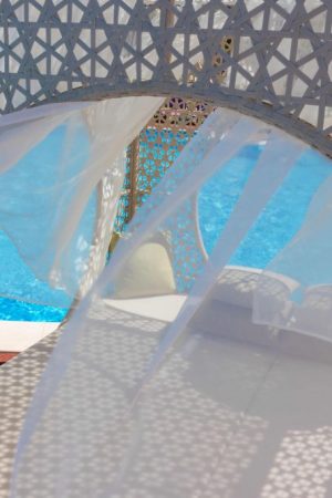 ротанговая пляжная кровать