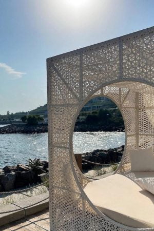 уличное бунгало кровать шезлонг