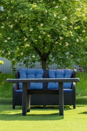 набор мебели плетёной лотос