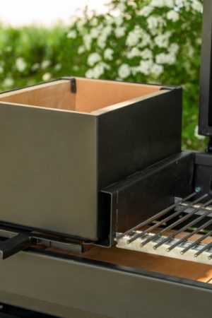 качественный уличный гриль мангал с крышкой