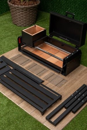 разборной уличный гриль мангал с крышкой- DaDDY Grill