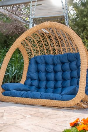 кресло качель подвесное двухместное