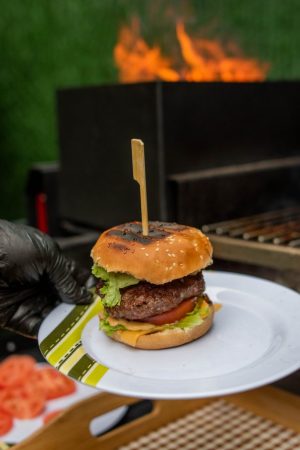 гриль для приготовления бургеров