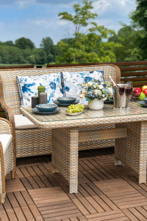 набор комплект мебели для сада плетеной