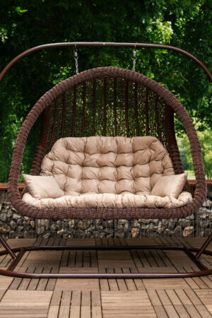 двухместное подвесное кресло качеля