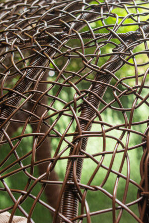 плетение подвесного кресла бэджи