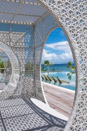 кровати беседки для пляжа