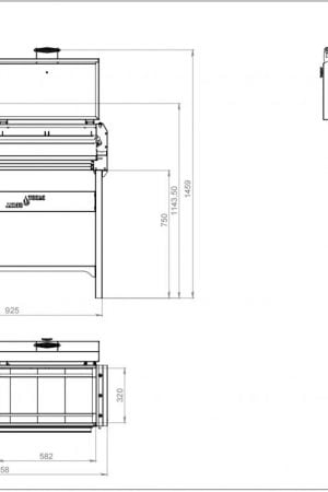 Размеры гриля для дачи на дровах