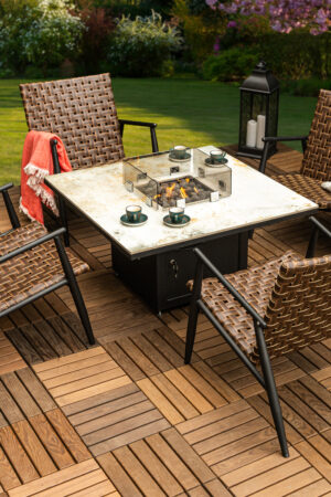 стол с газовым камином