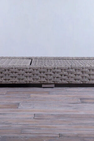 шезлонг из широкого ротанга доминика беж