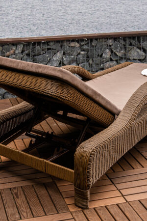 плетений лежак з ротангу Міа