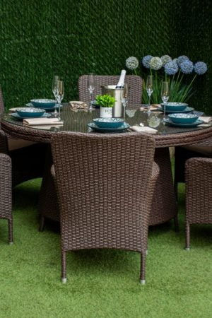 мебель плетёная круглая для беседки