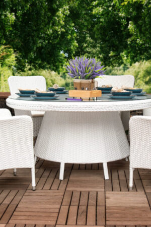 ротанговая мебель белая плетёная