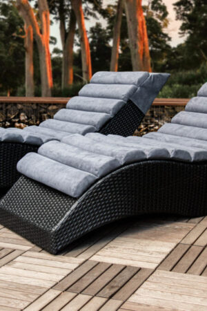 премиум шезлонги из ротанга Гемини