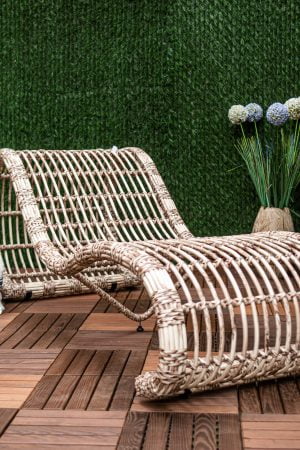 шезлонг ротанг дизайнерский