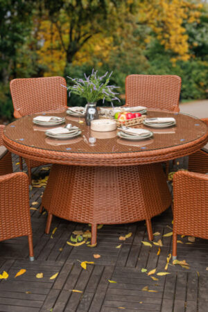 комплект мебели для сада искусственный ротанг