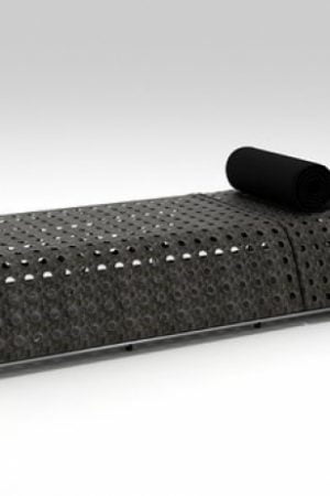 лежак из искусственного ротанга