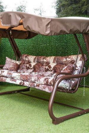 металева гойдалка чотирьохмісна