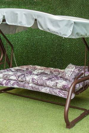 гойдалка ліжко металева розкладна купити