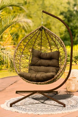 подвесное кресло на ножках феникс