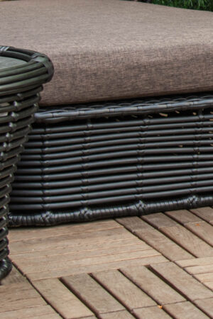 террасный набор мебели корфу черный