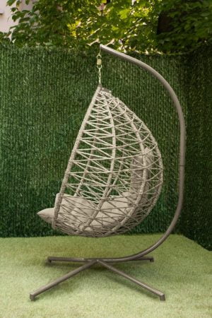 подвесное кресло кокон на ножках феникс