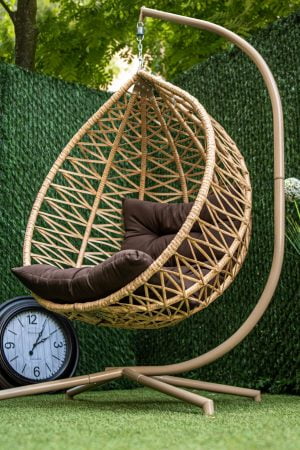 розбірне підвісне крісло гойдалка на ножках Фенікс