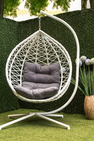 підвісне крісло кокон на ножках дніпро