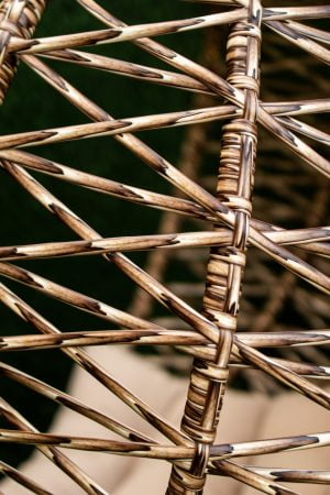 крісло кокон з ротангу підвісне київ