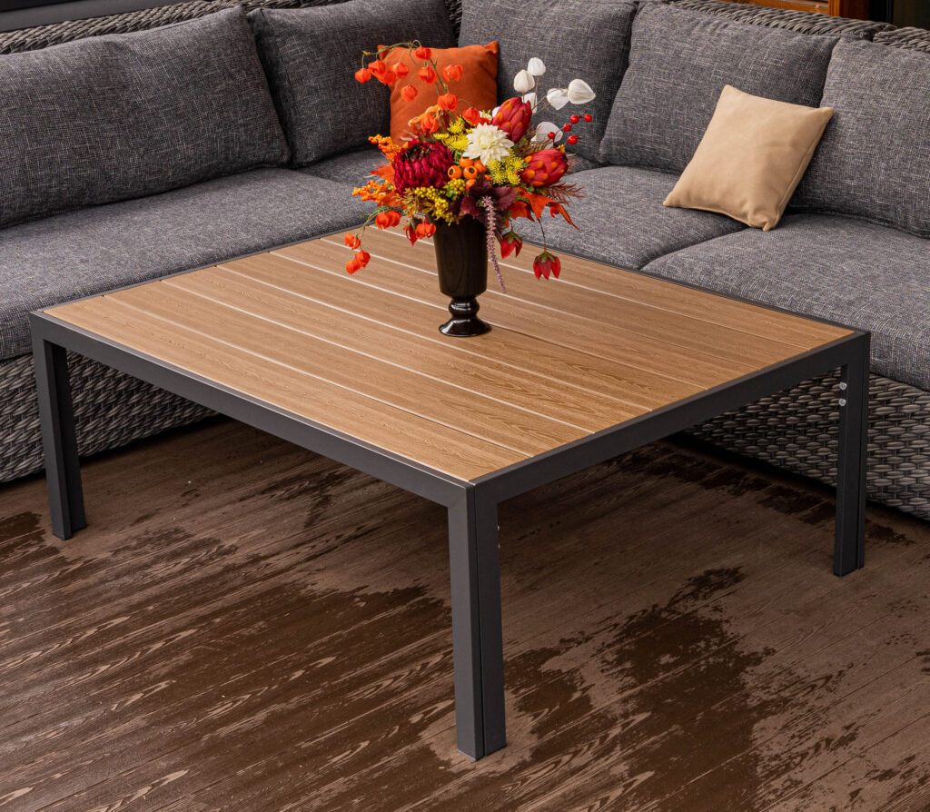 столик фланери из дерева и металла