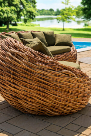 садовая мебель искусственная лоза ротанг