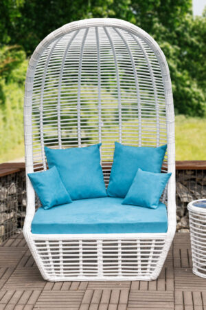 лаунж кресло белое пандора