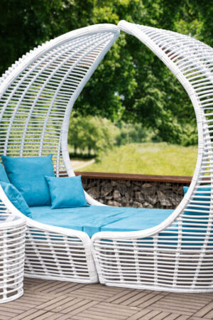 шезлонг кресло пандора белое