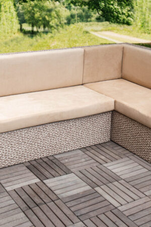 диван буквой г из ротанга