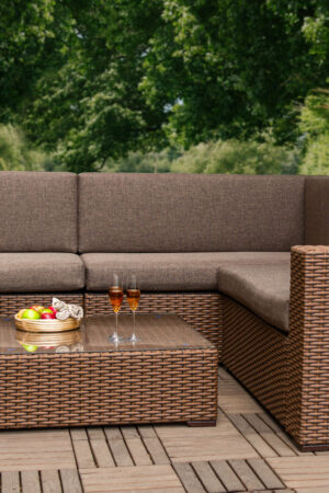 мебель плетёная фланнери комплект садовый